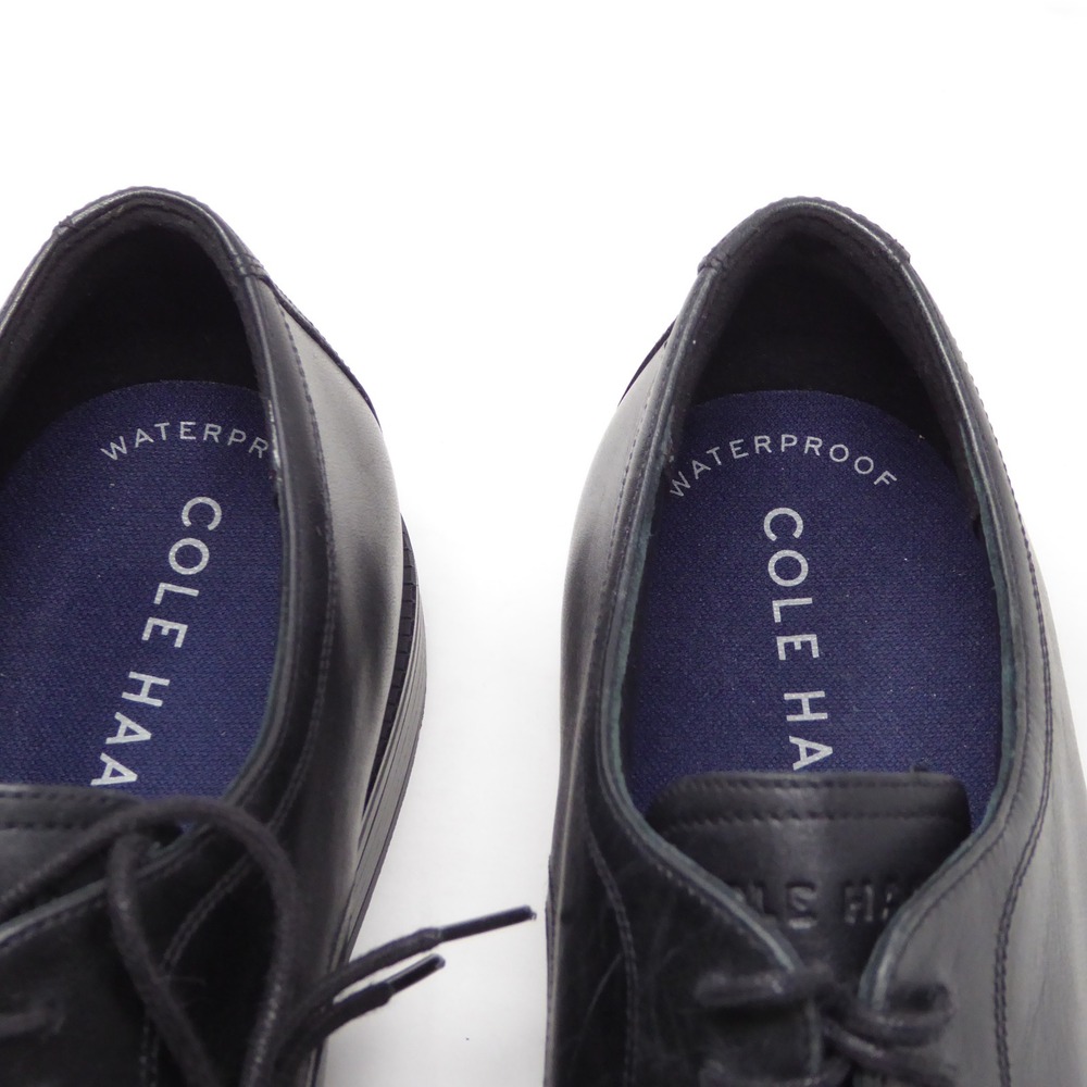 Cole Haan Mens Modern Essentials Oxford Shoes Black Waterproof Leather 11M - Picture 7 of 9